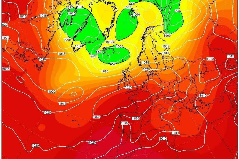 Exacta Weather says there is potential for a 'heat dome' effect from the incoming hot weather