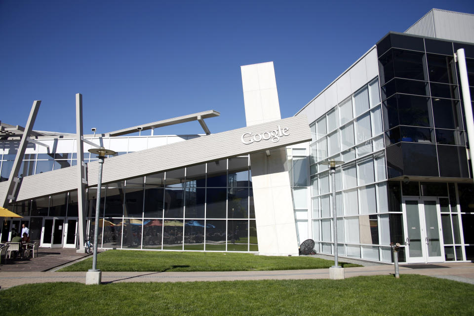 Google headquarters in Mountain View, Silicon Valley, California