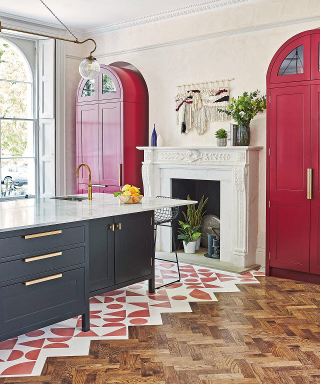 10 ways interior designers work color into neutral kitchens