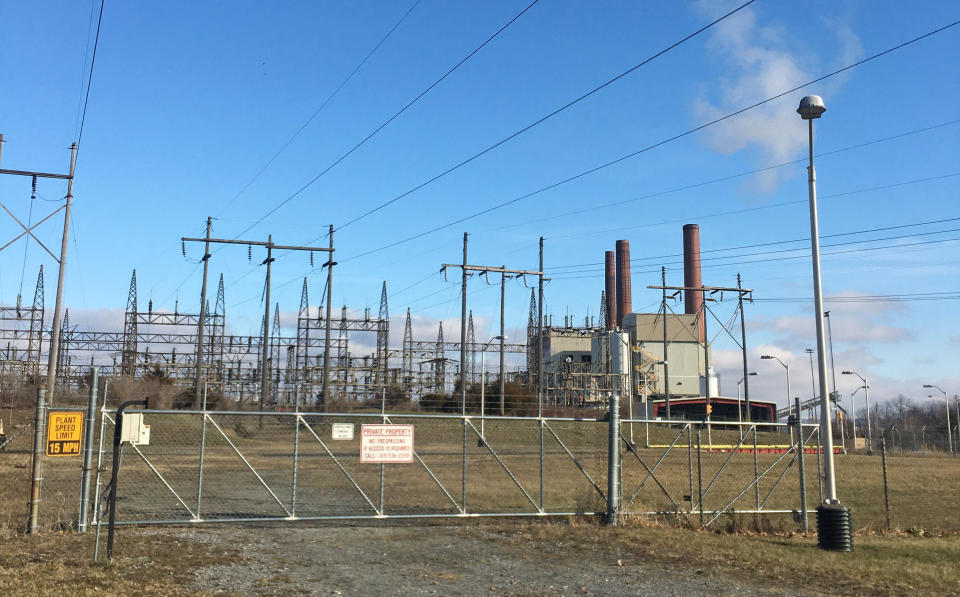 The Seneca Lake power plant owned by Greenidge Generation LLC. (Abi Buddington)