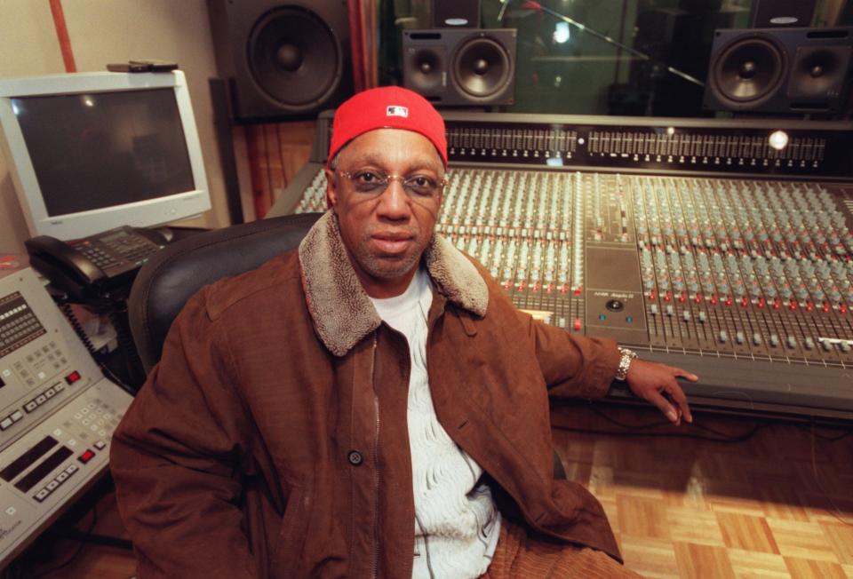 Barrett Strong in his music studio in Southfield, Mich., on Jan. 22, 2001.