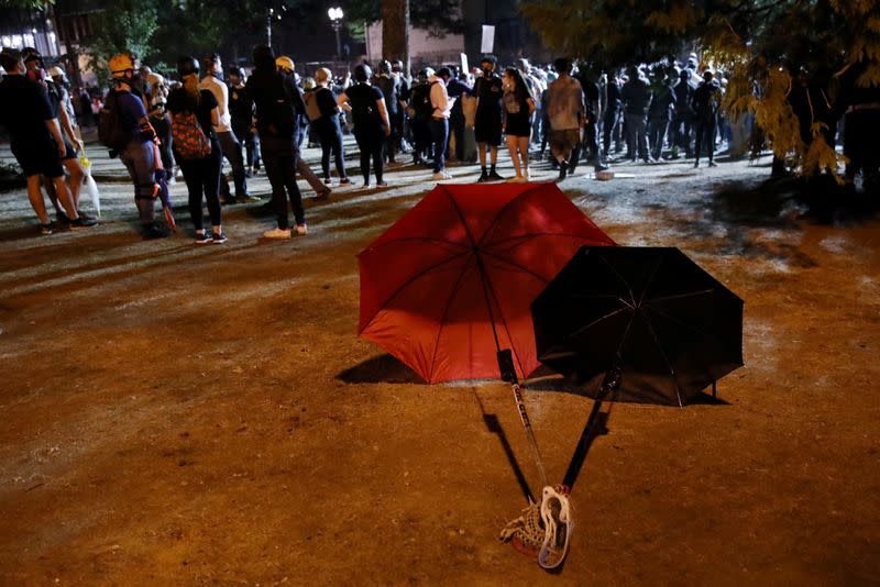 Protest against racial inequality in Portland