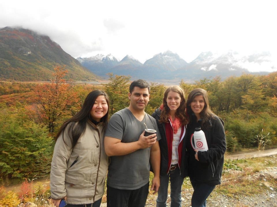 "I remember traveling to the Argentine Patagonia for my birthday in 2012, it was one of the most moving trips I've ever taken. Never had I seen such natural beauty -- from the vibrant greens and red of the changing leaves to the majestically frigid glacier trek on Perito Moreno. The water was a deep icy blue and it wasn't too cold that we couldn't enjoy our hikes and treks outside. I'd never felt more in tune with nature and the world. In fact we stayed in Ushuaia for part of the trip -- it's known as the 'End Of the World.' So it's funny that I had to go to the end of the world to find that peace. It was something really special." --<strong>Carolina Moreno,&nbsp;Latino Voices Editor</strong>