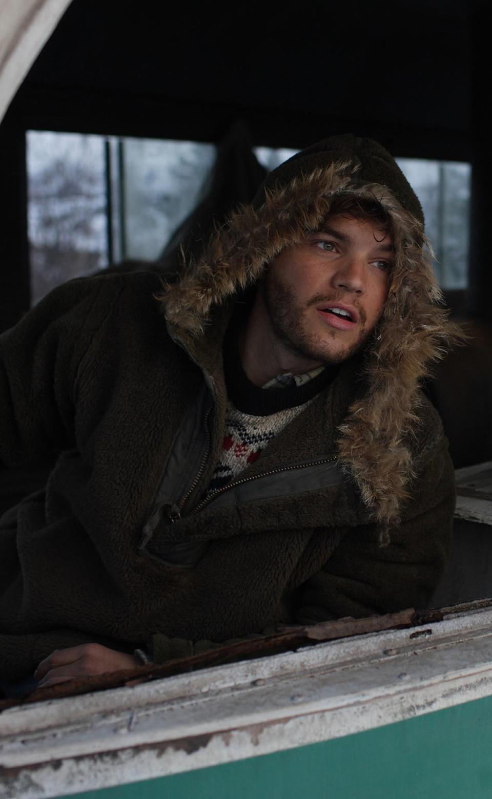 On the road: Hirsch as the late nomad Chris McCandless in 2007’s ‘Into the Wild’ (Shutterstock)