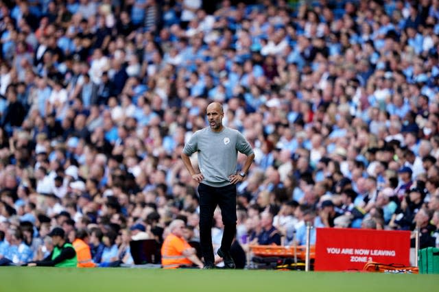 Manchester City manager Pep Guardiola 