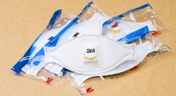 a photo of 3M protective masks