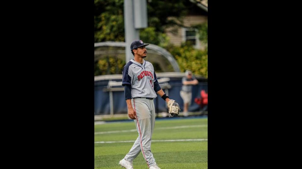 César Ávila, exestrella del Livingston High y del Merced College, aparece en esta foto lanzando para la University of the Cumberlands. Ávila firmó un contrato de agente libre con los Los Angeles Angels el martes 16 de julio de 2024.