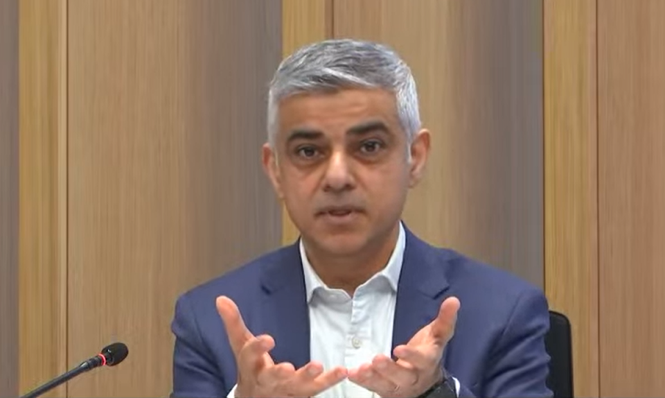 London mayor Sadiq Khan, speaking at a Mayor’s Question Time session (London Assembly)