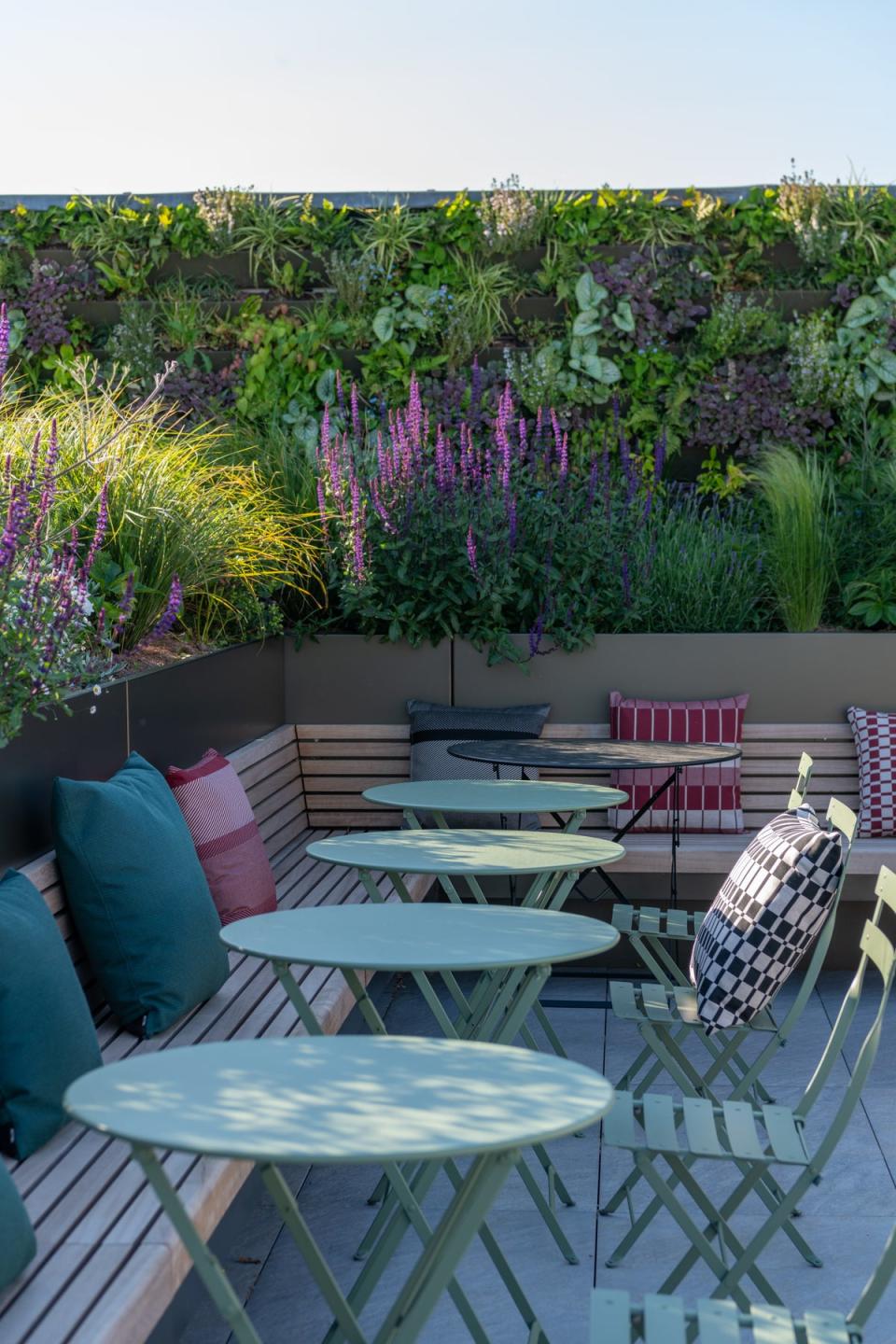 The roof garden on top of 78 St James’s Street (Paul Upward)