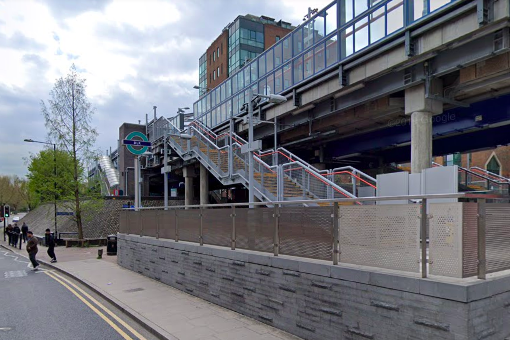 In another incident, a 19-year-old was stabbed to death close to Crossharbour DLR station (Google streetview)