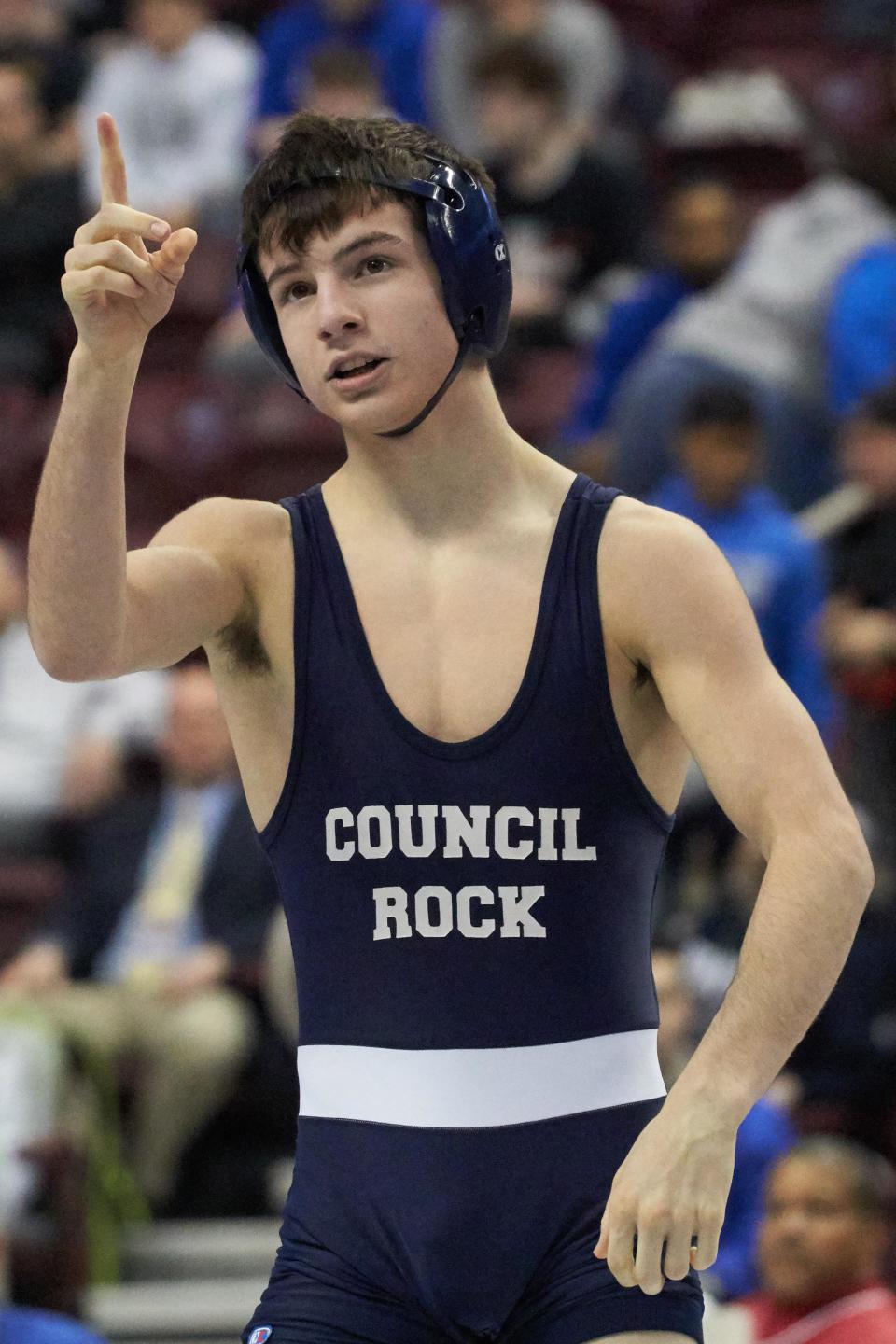 Council Rock North's Kyle Hauserman, a 2021 graduate, was a three-time PIAA Class 3A medalist.