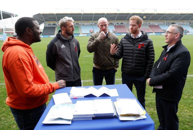 The Duke of Sussex visits Twickenham