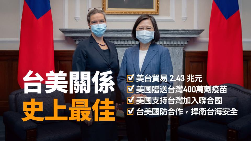 去（2021）年開放含瘦肉精的美豬、牛進口，就是因美國國會先前通過一系列友台法案，在《美台雙邊協定》以及台美關係升溫壓力之下，所採取的政治與戰略關係權宜作法。 圖 /取自總統府臉書