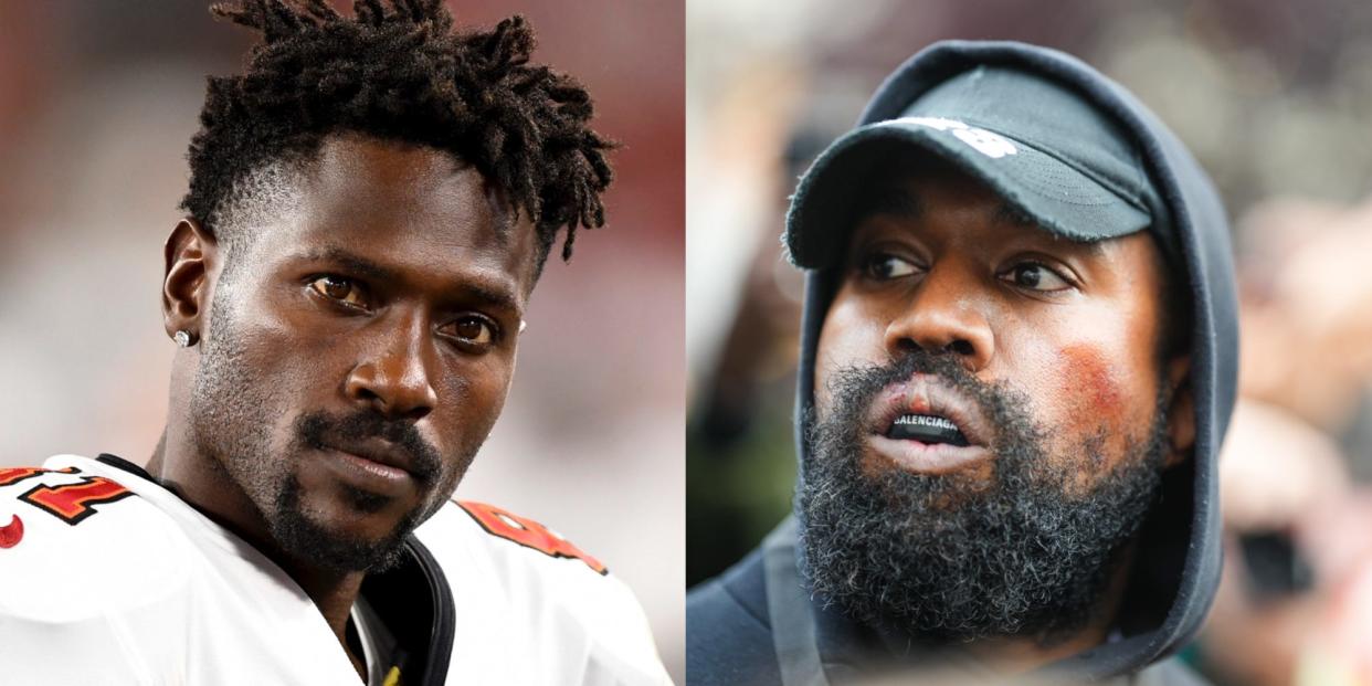 Antonio Brown, Kanye West.