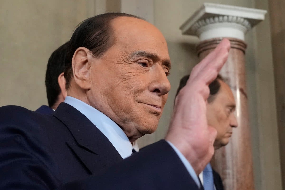 Italy Berlusconi (Copyright 2022 The Associated Press. All rights reserved)