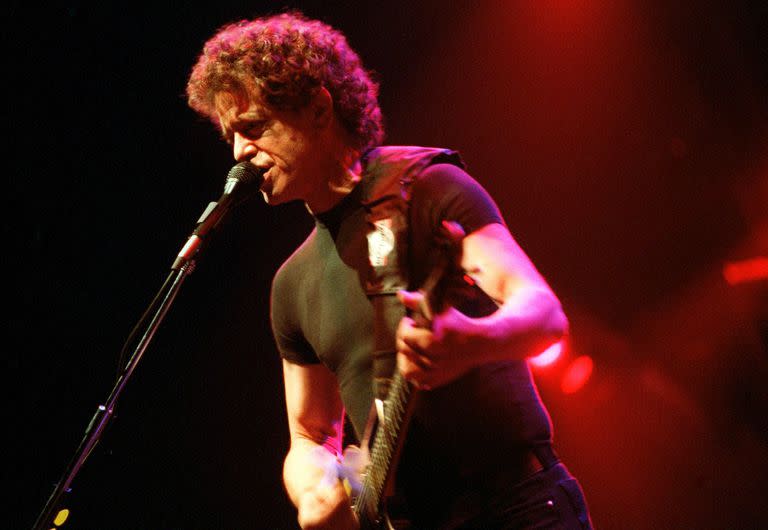 Lou Reed en el Gran Rex, en septiembre de 1996