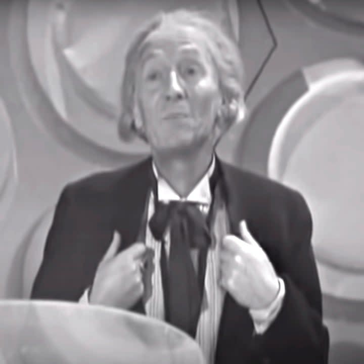 Closeup of William Hartnell