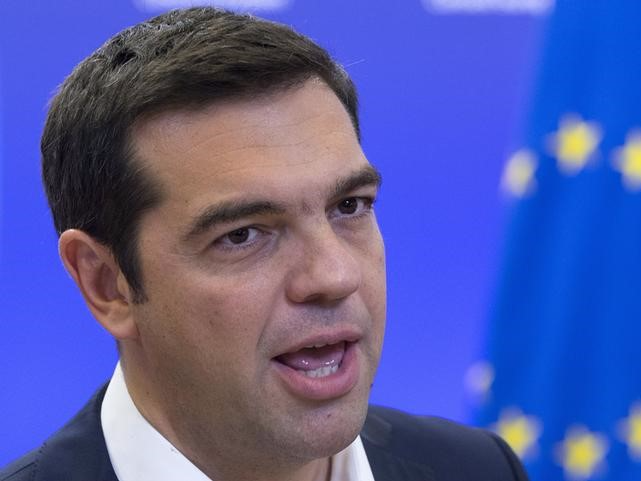 Greek Prime Minister Alexis Tsipras answers reporters' questions at the end of a European Union leaders extraordinary summit on the migrants crisis, in Brussels, Belgium September 24, 2015.   REUTERS/Yves Herman