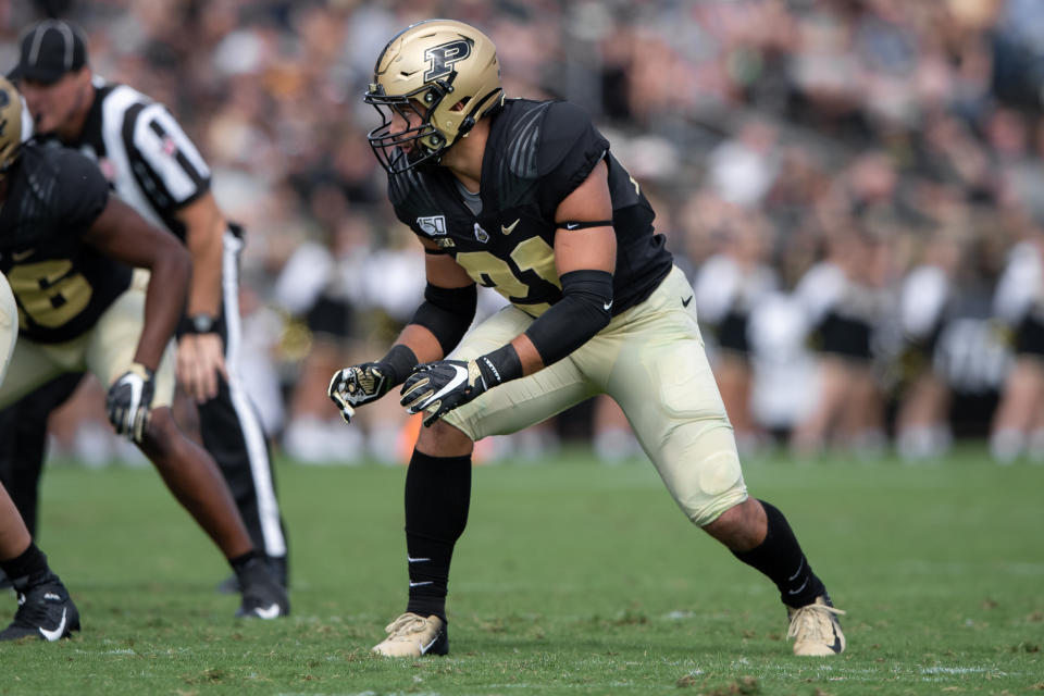 Keep an eye on Purdue LB Markus Bailey, who looked great against Vanderbilt. (Getty Images)