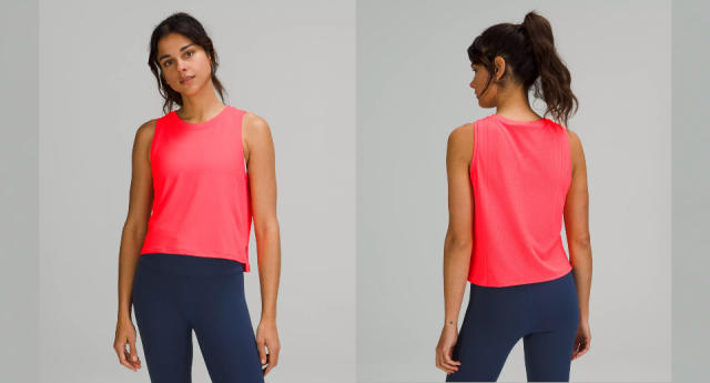 Lululemon Love Red Tank Top - Stylish Workout Apparel