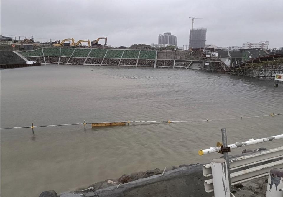 杜蘇芮豪雨侵襲　土地開發區滯洪池發揮蓄水調節功能 241