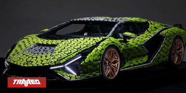 LEGO construye un Lamborghini de tamaño real con más de 400 mil piezas  