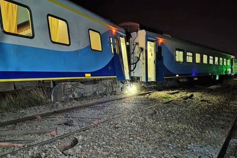 Descarriló un tren en Olavarría