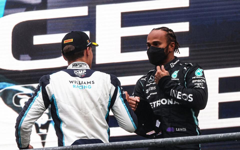 Respect us, George - Lewis Hamilton lays down law as Mercedes close on Russell - AFP