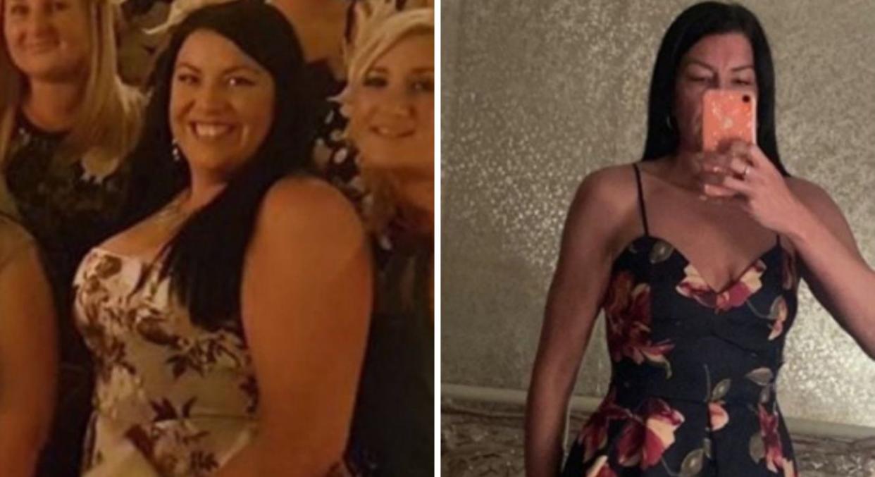 Tracie lost 9st and dropped six dress sizes. (Tracie Lord/SWNS)