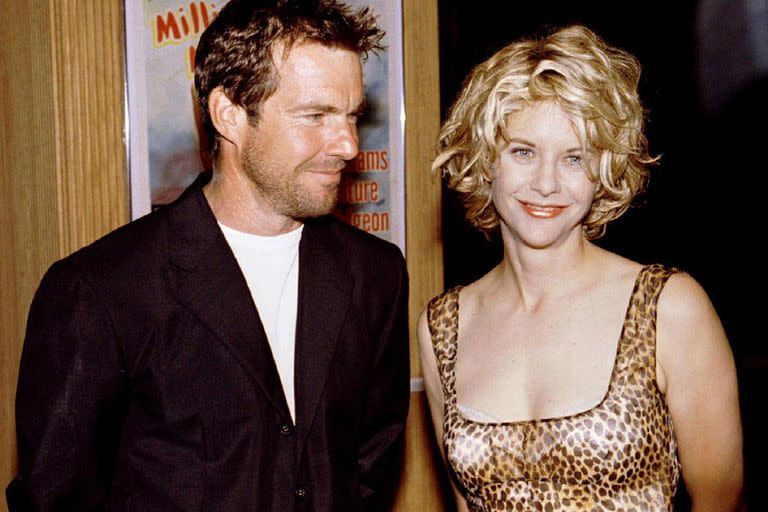 Por muchos años, Meg Ryan y Dennis Quaid formaron una de las parejas doradas de Hollywood. Hasta que algunas infidelidades -de ambas partes-, terminaron por destruir al matrimonio.