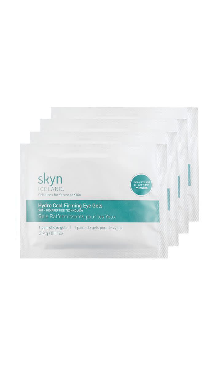 <p><strong>Skyn Iceland</strong></p><p>ulta.com</p><p><strong>$18.00</strong></p><p><a href="https://go.redirectingat.com?id=74968X1596630&url=https%3A%2F%2Fwww.ulta.com%2Fp%2Ftravel-size-hydro-cool-firming-eye-gels-xlsImpprod11351453&sref=https%3A%2F%2Fwww.harpersbazaar.com%2Fbeauty%2Fmakeup%2Fg38084760%2Fbeauty-stocking-stuffers-2021%2F" rel="nofollow noopener" target="_blank" data-ylk="slk:Shop Now;elm:context_link;itc:0;sec:content-canvas" class="link ">Shop Now</a></p><p>Give the gift of calm, well rested, bright eyes courtesy of some of the <a href="https://www.harpersbazaar.com/beauty/skin-care/g4745/best-eye-patches-1114/" rel="nofollow noopener" target="_blank" data-ylk="slk:best eye masks in existence;elm:context_link;itc:0;sec:content-canvas" class="link ">best eye masks in existence</a>.</p>