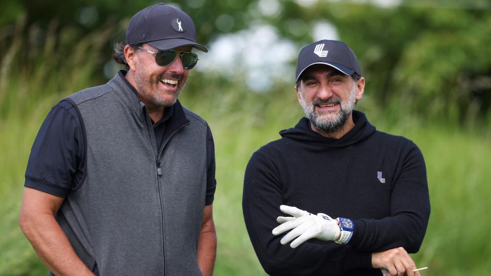   Phil Mickelson and Yasir Othman Al-Rumayyan 