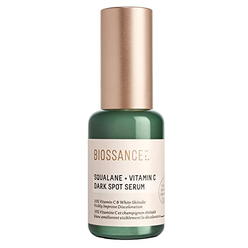 Biossance Squalane + Vitamin C Dark Spot Serum. Powerful, Lightweight Serum with 10% Vitamin C to Brighten Skin, Fade Dark Spots, Reduce Pigmentation and Prevent Discoloration (1.01 ounces) (AMAZON)