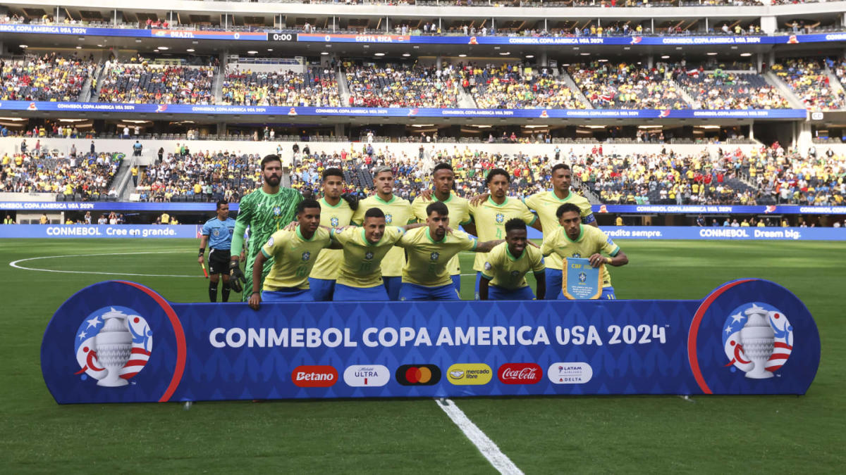 Projected Starting XI for Brazil against Uruguay at Copa America 2024