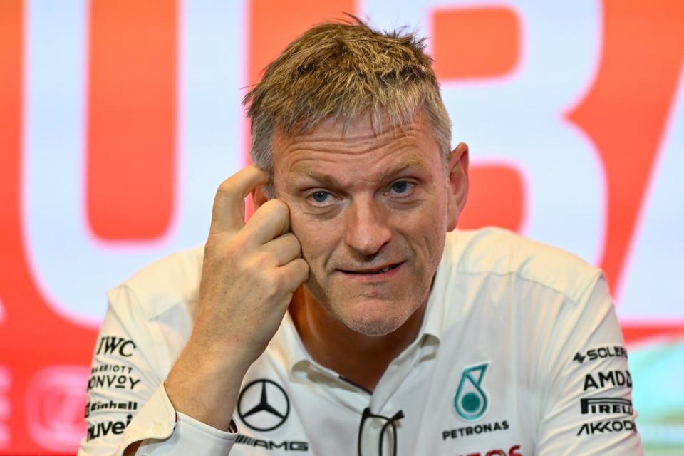 Mercedes technical director James Allison says the DSQ was ‘embarrasing’ for the team (Getty Images)