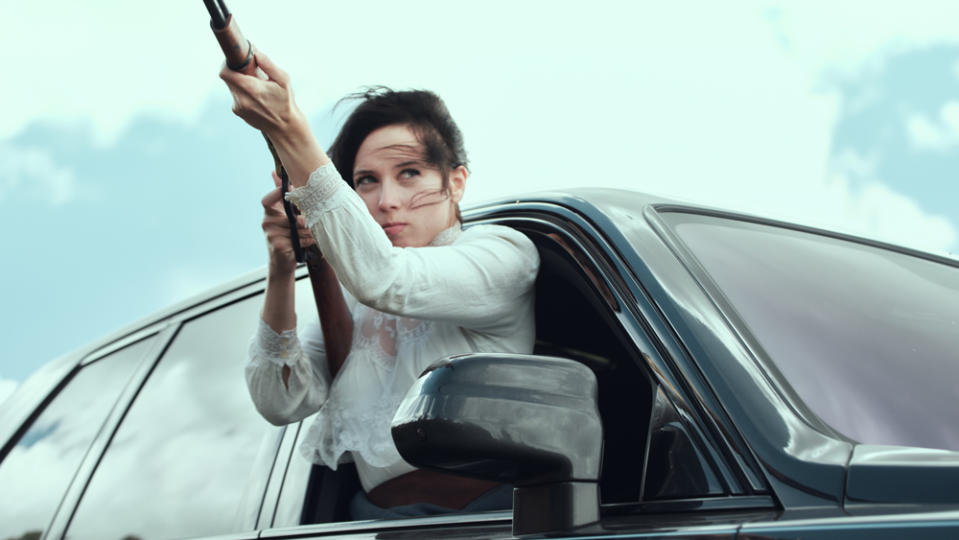Claudine Quadrat portrays the heroine intent on saving her town. - Credit: Webb Bland