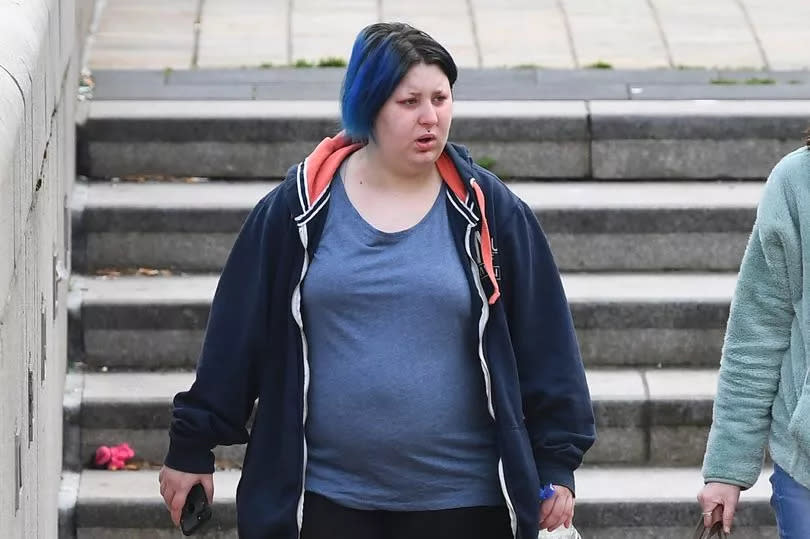 Pregnant Rebecca Pomphrett walked free from court after dealing Class A drugs