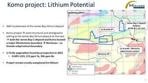 Komo Lithium Potential
