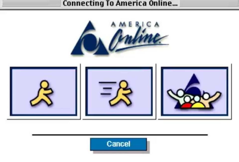 aol startup screen