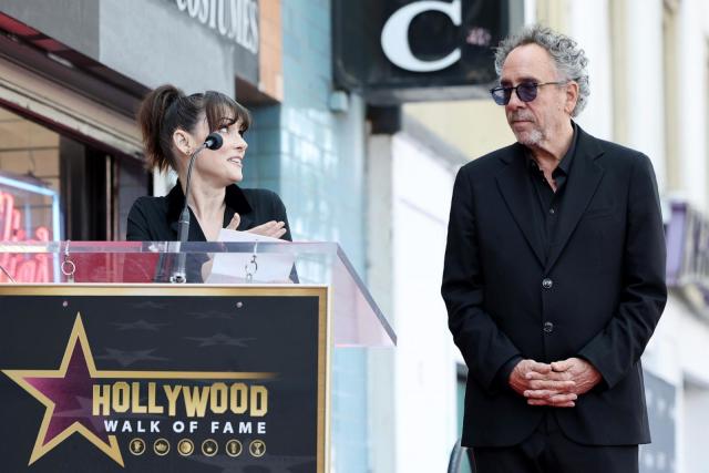 Tim Burton receives Walk of Fame star, honored by Winona Ryder and Michael  Keaton