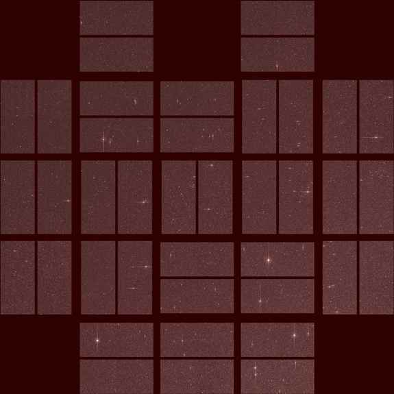 This image by NASA's Kepler spacecraft shows the telescope's full field of view taken in a new demonstration mode in late October. A new mission concept, dubbed K2, would continue Kepler's search for other worlds, and introduce new science obse