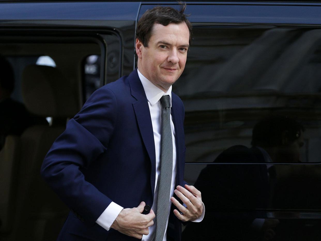 George Osborne is not seeking re-election as an MP on 8 June: AFP/Getty