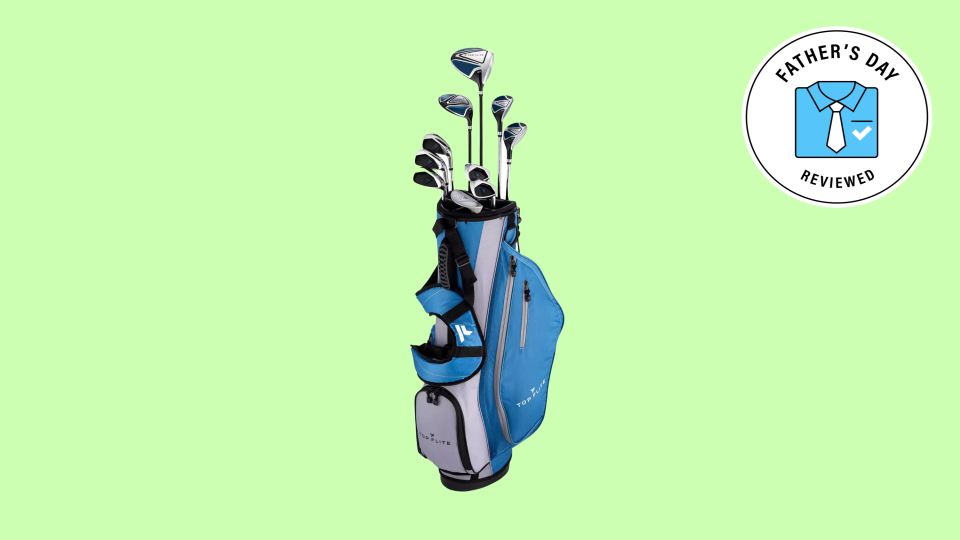 Father’s Day gifts for golf dads: Top Flite 2022 XL 13-Piece Complete Golf Clubs Set.