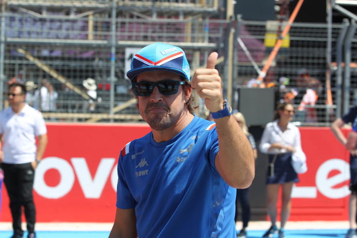 Fernando Alonso protagonzió un GP de Francia muy sólido y sigue con su buena racha en zona de puntos (Photo by Alessio Morgese/NurPhoto via Getty Images)