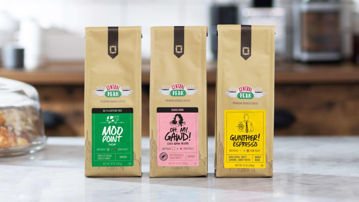 The Central Perk Coffee Company has three new Friends-inspired blends. (Photo: Central Perk Coffee Company)