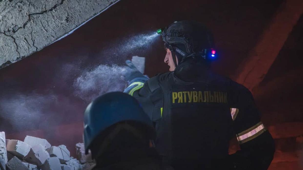 A rescue worker. Stock photo: State Emergency Service of Ukraine