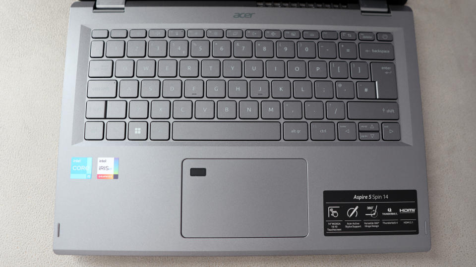 Acer Aspire 5 Spin 14 (2023) test model