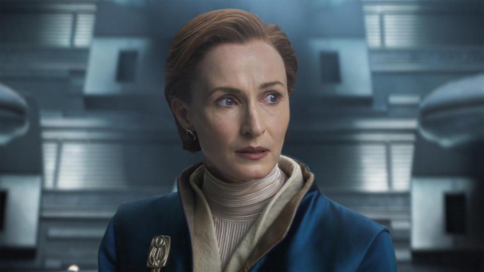 Mon Mothma in the Galactic Senate in Andor season 1