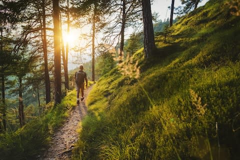 Conversations about mental health can be easier in the great outdoors - Credit: istock