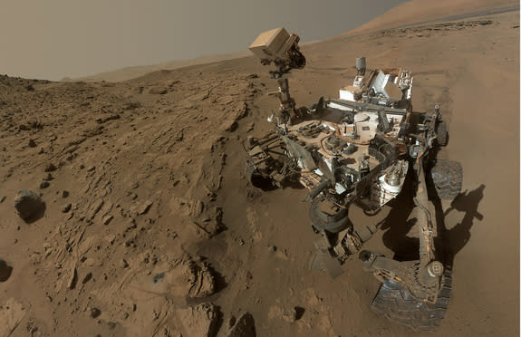 NASA's Mars rover Curiosity captured this self-portrait during April and May in 2014 during its second year on the Red Planet. A recent recent NASA Planetary Senior Review Panel report has criticized the science plan for the mission, but NASA o